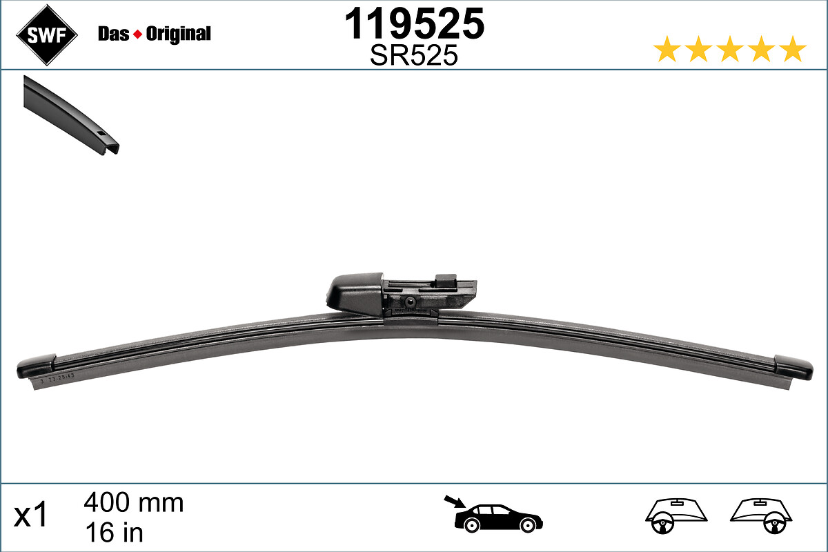 Wiper Blade - 119525 SWF