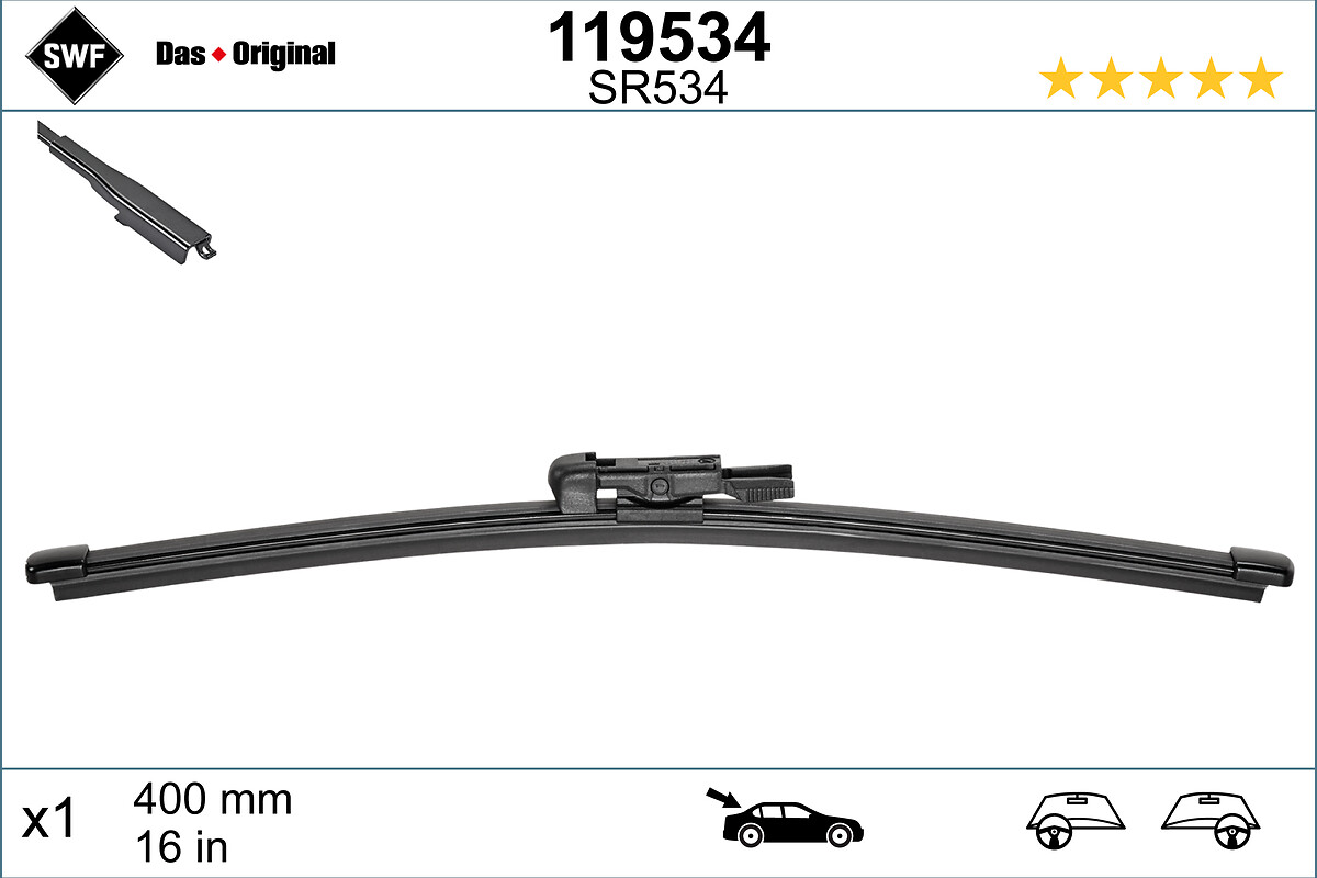 Wiper Blade - 119534 SWF