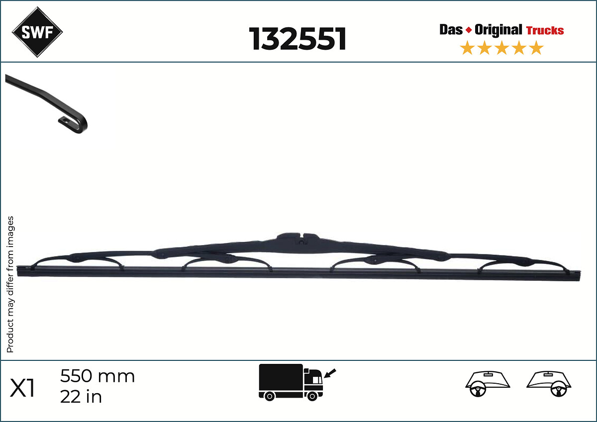 Wiper Blade - 132551 SWF