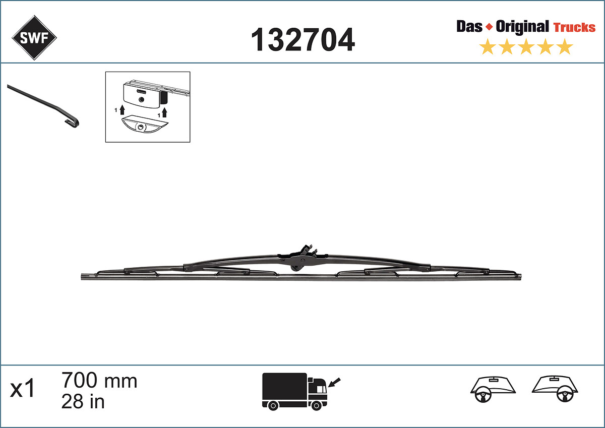 Wiper Blade - 132704 SWF