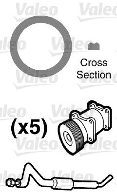 Seal, coolant tube - 509550 VALEO