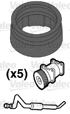 Seal, coolant tube - 509554 VALEO