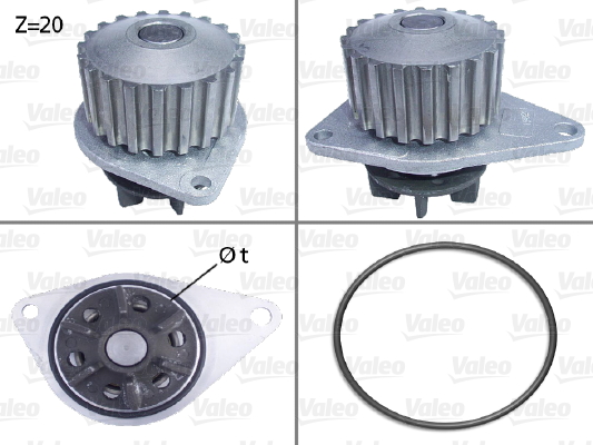 Pompa acqua - 506035 VALEO