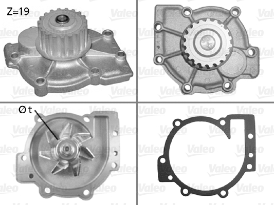 Water Pump - 506325 VALEO