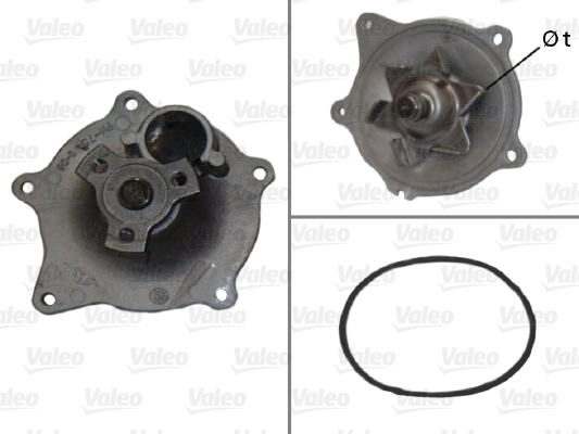 Water Pump - 506454 VALEO