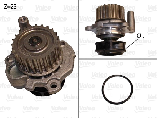 Water Pump - 506532 VALEO