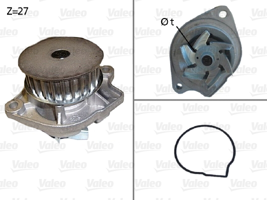 Water Pump - 506576 VALEO