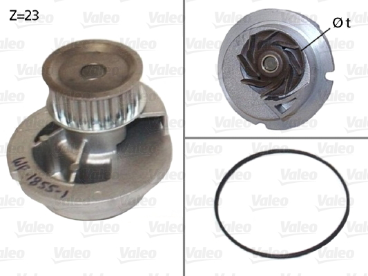 Pompa acqua - 506656 VALEO
