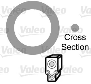 Seal, coolant tube - 509136 VALEO