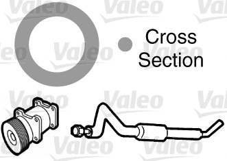 Seal, coolant tube - 509298 VALEO