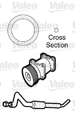 Guarnizione, Condotto d. refrigerante - 509739 VALEO