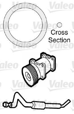Seal, coolant tube - 509742 VALEO