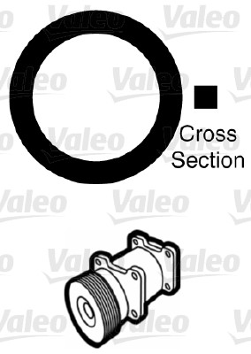 Seal, coolant tube - 509771 VALEO