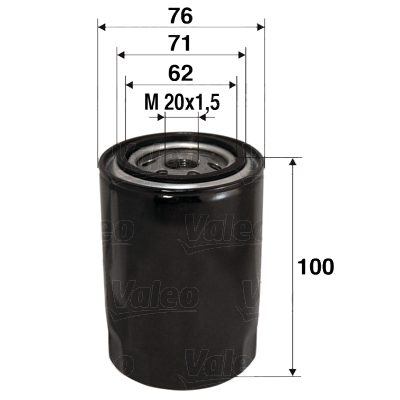 Oil Filter - 586012 VALEO