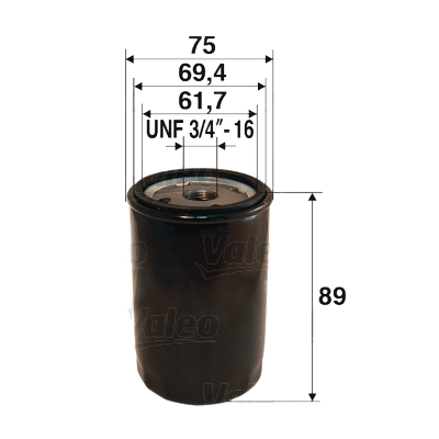 Filtro olio - 586083 VALEO