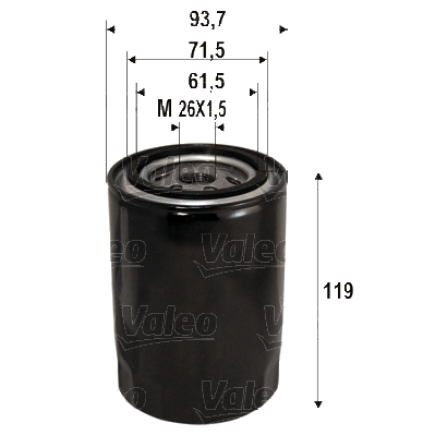 Масляный фильтр - 586090 VALEO