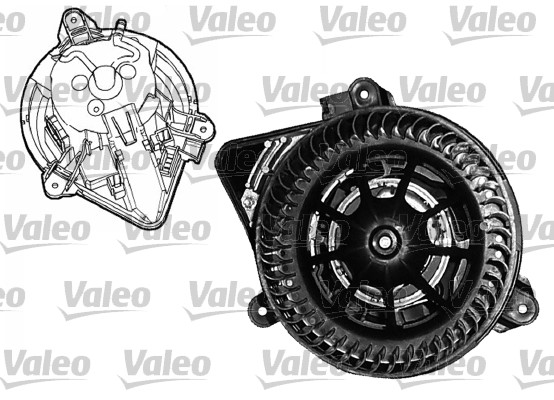 Interior Blower - 698045 VALEO