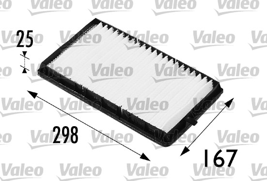 Filter, interior air - 698171 VALEO