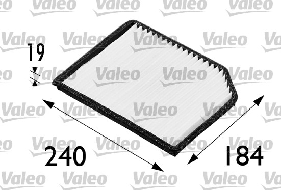 Filter, interior air - 698173 VALEO