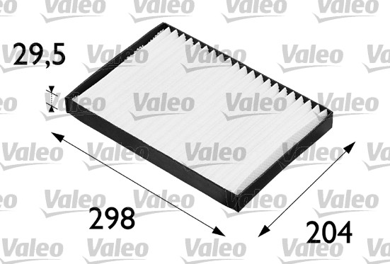 Filter, interior air - 698606 VALEO