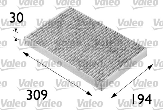 Filter, interior air - 698682 VALEO