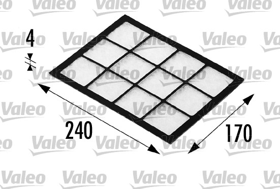Filtro, Aria abitacolo - 698690 VALEO