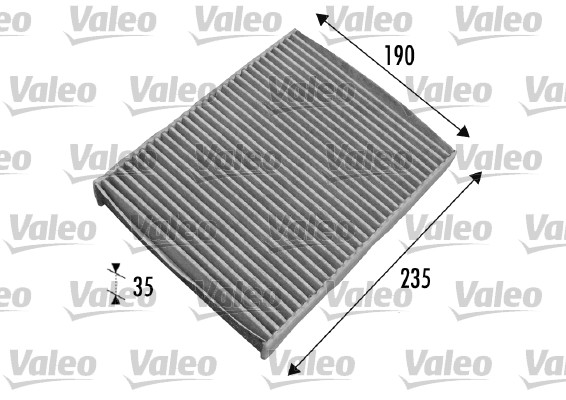Filter, interior air - 698693 VALEO