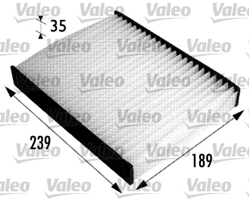 Фильтр, воздух во внутренном пространстве - 698694 VALEO