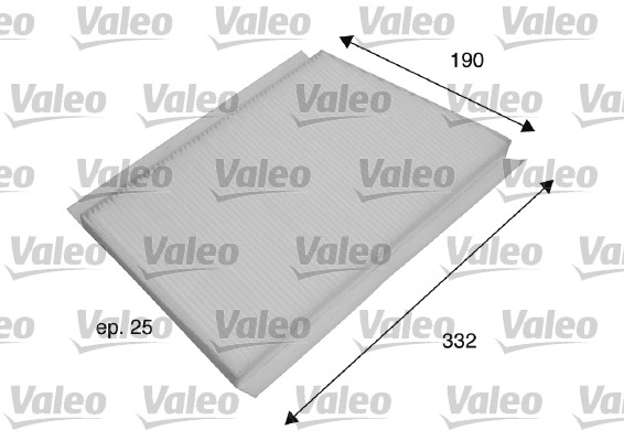 Filtro, Aria abitacolo - 698701 VALEO