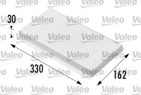 Filter, interior air - 698711 VALEO