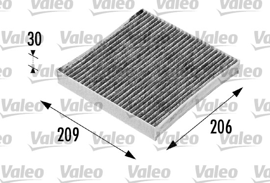 Filter, interior air - 698715 VALEO