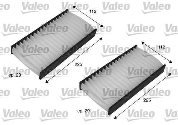 Filtro, Aria abitacolo - 698735 VALEO