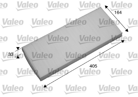 Filter, interior air - 698738 VALEO