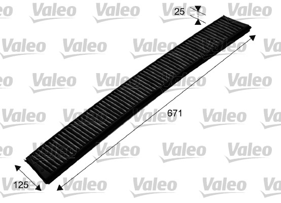 Filter, interior air - 698750 VALEO