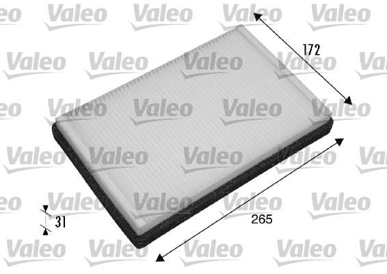 Filter, interior air - 698770 VALEO