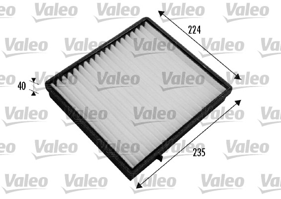 Filter, interior air - 698777 VALEO