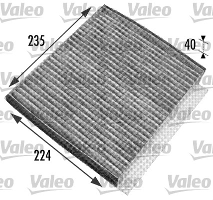 Filtro, Aria abitacolo - 698778 VALEO