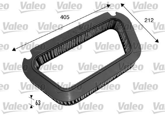 Filter, interior air - 698792 VALEO
