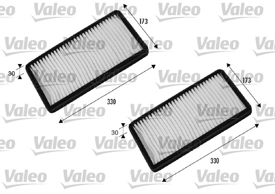 Filter, interior air - 698856 VALEO