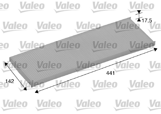 Filter, interior air - 698858 VALEO