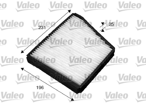 Filter, interior air - 698860 VALEO