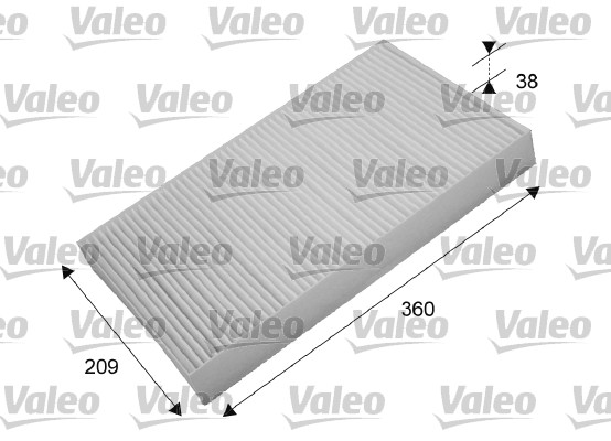 Filter, interior air - 698871 VALEO