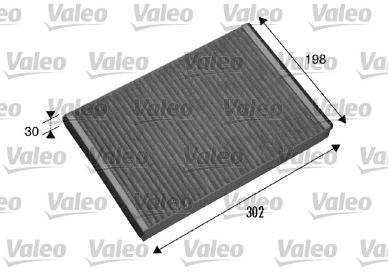 Filter, interior air - 698875 VALEO
