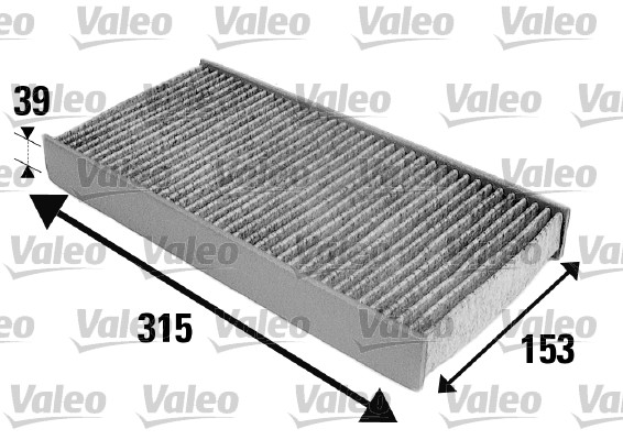 Filter, interior air - 698884 VALEO