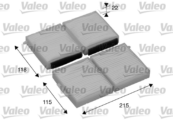 filtras, salono oras - 698891 VALEO