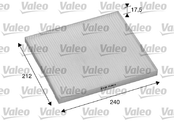 Filter, interior air - 698895 VALEO