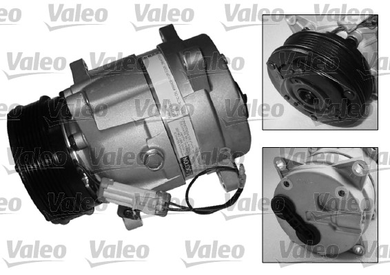 Compressor, air conditioning - 699155 VALEO