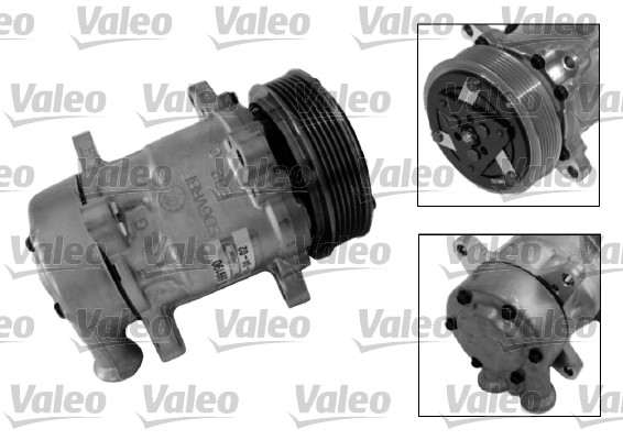 Compressor, air conditioning - 699190 VALEO