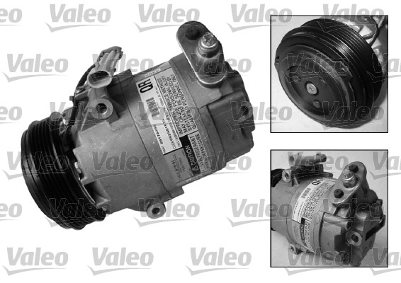 Compressor, air conditioning - 699250 VALEO