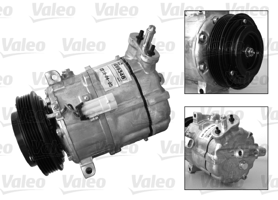 Compressor, air conditioning - 699848 VALEO